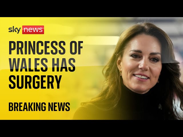 BREAKING: Princess of Wales admitted to hospital for planned surgery