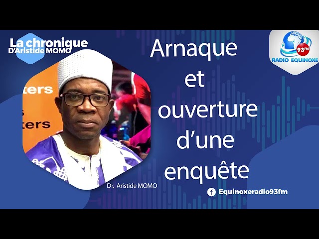 CHRONIQUE ARISTIDE MONO DU MARDI 17 JANVIER 2024 - RADIOEQUINOXE93FM