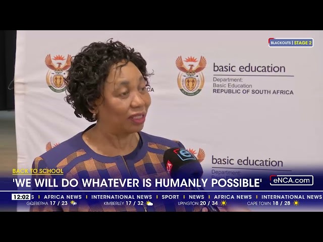 'We will do whatever possible to make sure teaching happens '- Motshekga