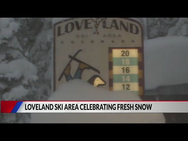 Loveland celebrates fresh snow