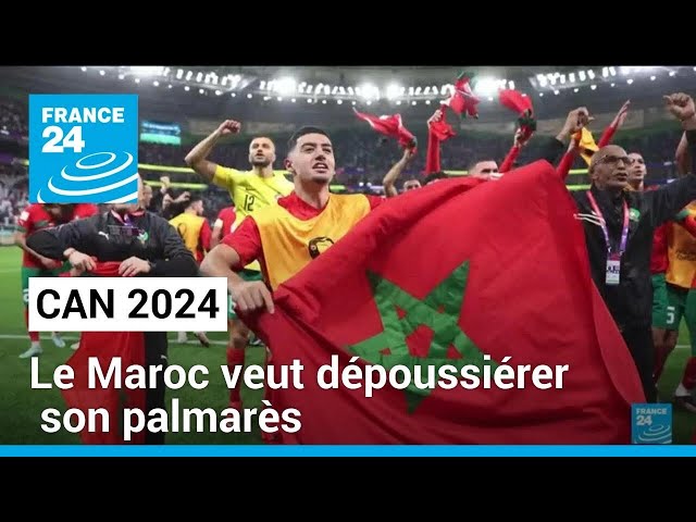 CAN 2024 : après son Mondial historique, le Maroc veut dépoussiérer son palmarès • FRANCE 24