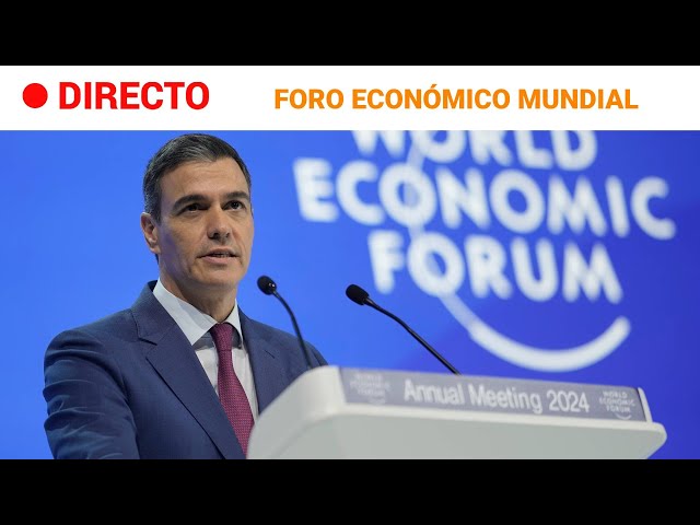 DAVOS - SÁNCHEZ: "La futura ESTABILIDAD del MUNDO se está DECIDIENDO en UCRANIA y GAZA" | 