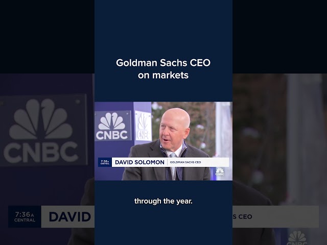 Goldman Sachs CEO David Solomon on markets #Shorts