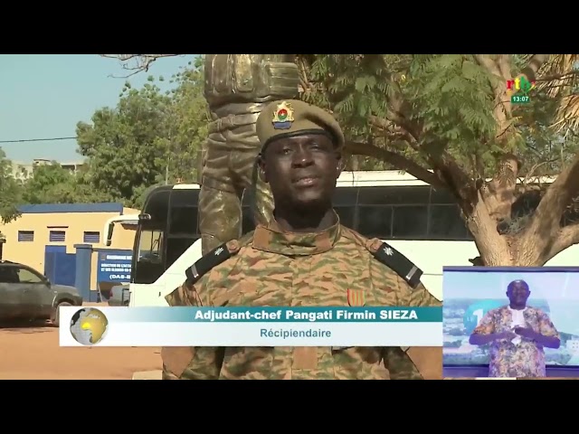 Cérémonie de décoration des gendarmes au Camp Paspanga de Ouagadougou