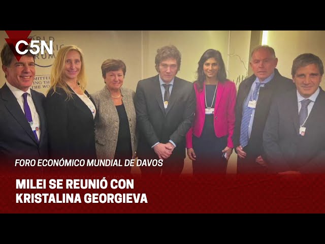 MILEI se REUNIÓ con KRISTALINA GEORGIEVA