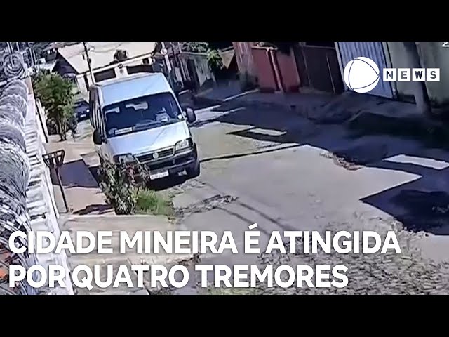 Cidade mineira é atingida por quatro tremores em dois dias