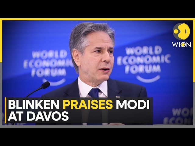 Blinken praises India at World Economic Forum | WION