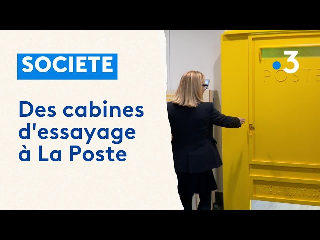 Des cabines d'essayage à La Poste de La Rochelle