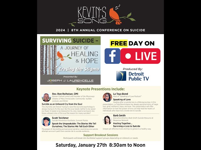 Kevin's Song 8th Annual Conference on Suicide | Survivor Saturday