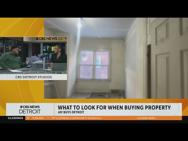 What to look for when buying a property