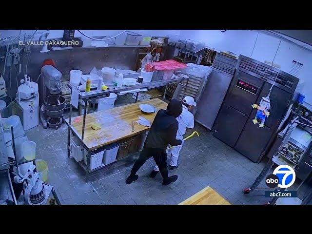 Pico-Union bakery break-in caught on video with employees still inside