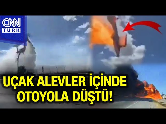 Şili'de Korkunç Kaza: Yangın Söndürme Uçağı Otoyola Düştü! #Haber