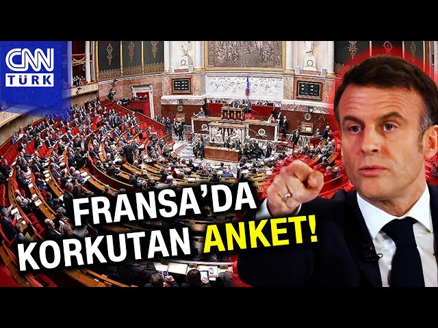 Fransa'da Korkutan Anket! Aşırı Sağ İlk Kez 10 Puan Farkla Önde! #Haber