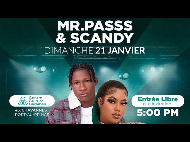 Scandy & Mr. Pass Bannou Randevou dimanch 21 Janvye nan Centre Culturel Caraïbes  #Studiofest  #