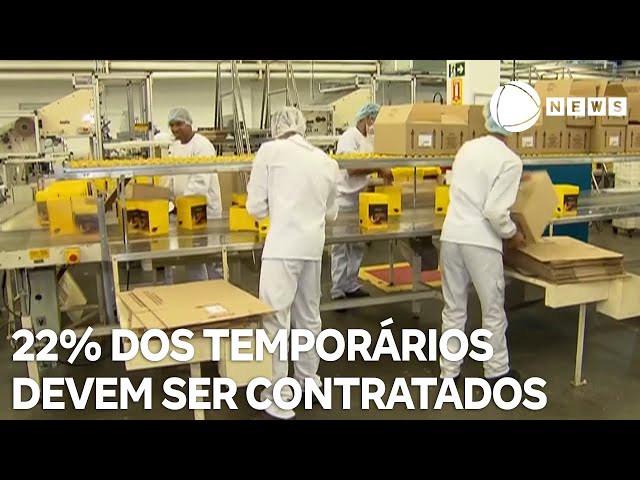 Trabalho temporário: cerca de 22% dos empregados devem ser contratados