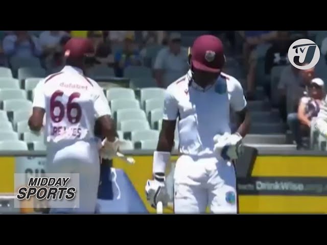 McKenzie & Shemar Joseph Shine on Opening Day of 1st Test | TVJ Midday Sports News