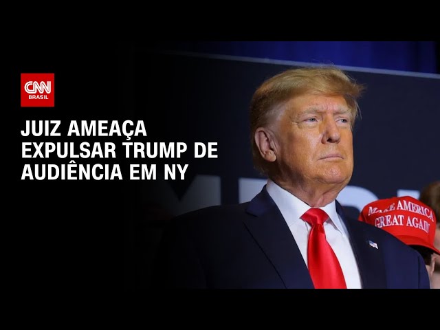 Juiz ameaça expulsar Trump de audiência em NY | CNN 360º