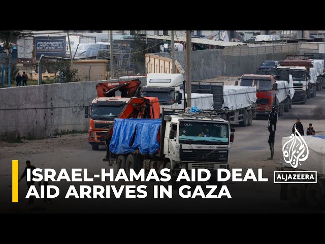 Aid for Israeli captives and Palestinian civilians arrives in Gaza