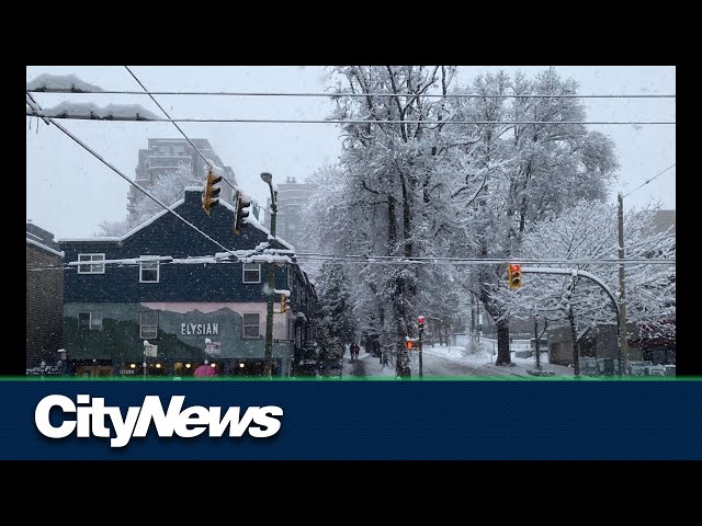 Major snowstorm hits Metro Vancouver