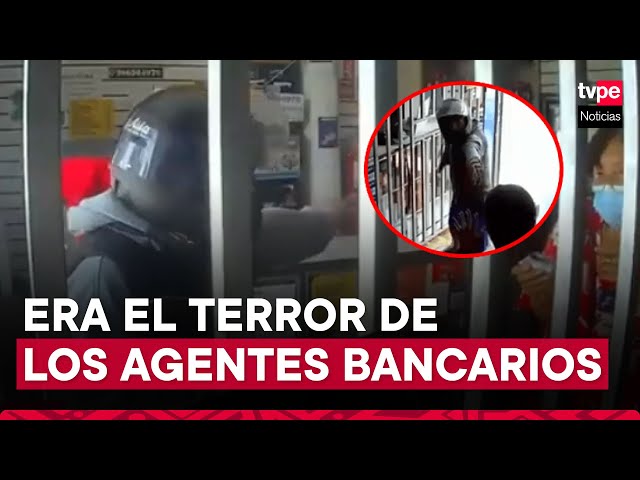 Ica: capturan a peligroso asaltante de agentes bancarios