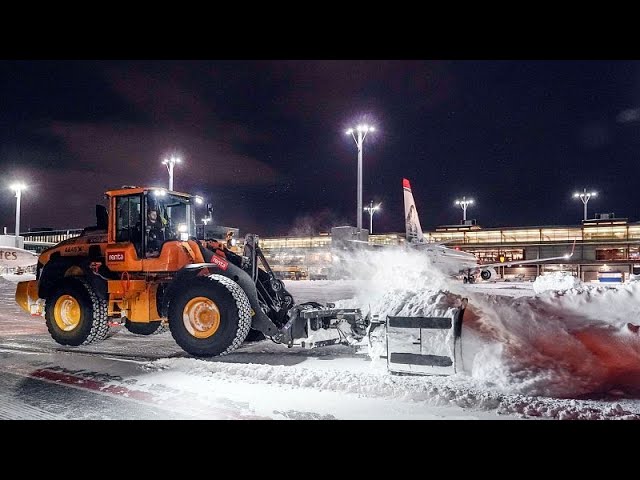 Severe winter weather causes chaos across northern Europe