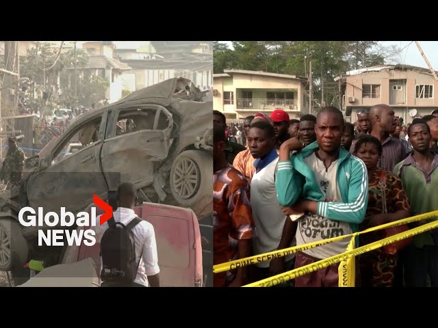 Nigeria blast kills at least 3, injures dozens as buildings collapse