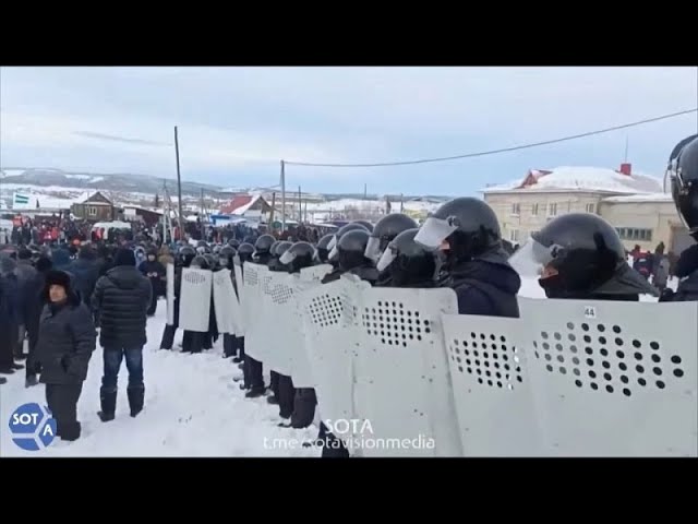 La policía rusa dispersa una manifestación en apoyo de un activista pro derechos humanos