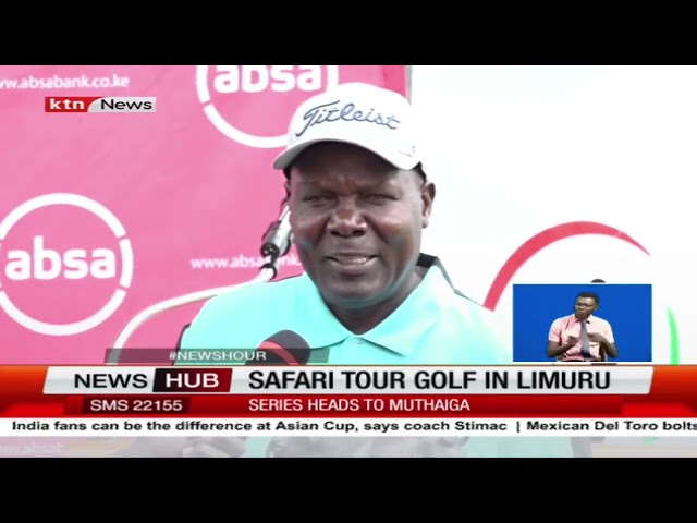 Dismas Indiza wins the Limuru leg of the Safari Golf Tour