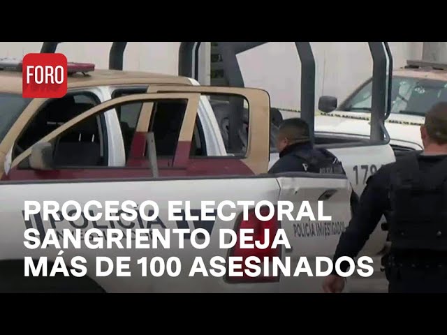 Suman más de 100 personas relacionadas con política asesinadas en proceso electoral - A las Tres