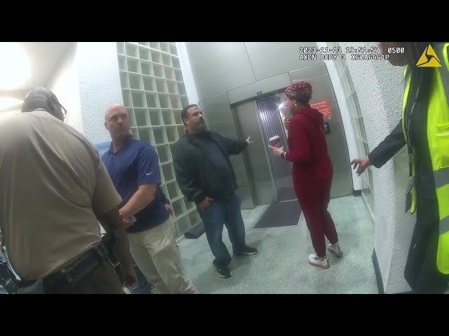 MDPD bodycam video of Donna Adelson's arrest at MIA