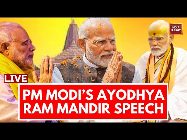 PM Modi  In Ayodhya LIVE: PM Modi Addresses The People Of Ayodhya Ahead Of Ram Mandir Inauguration