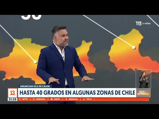 Altas temperaturas: hasta 40 grados en algunas zonas de Chile