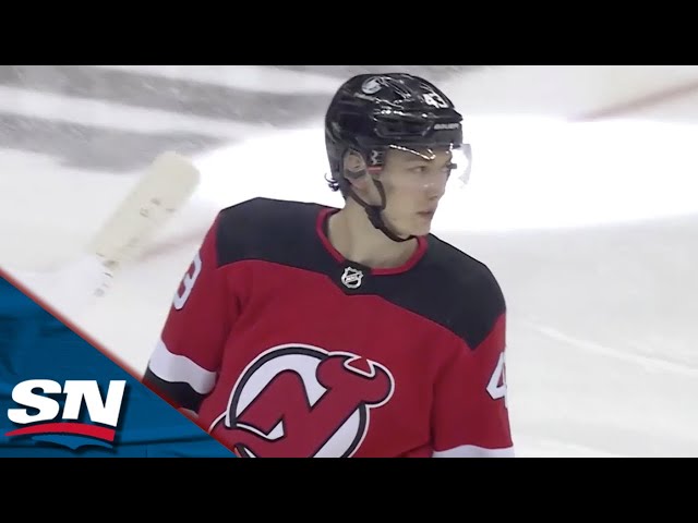 Devils’ Hughes And Holtz Combine For Two Power Play Goals In Two Minutes vs. Canadiens