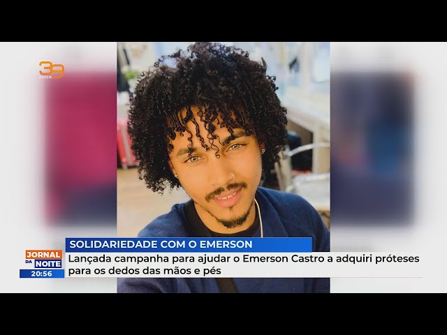 Lançada campanha para ajudar o Emerson Castro a adquiri próteses para os dedos das mãos e pés