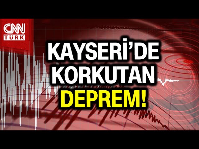 SON DAKİKA! | AFAD Açıkladı... Kayseri'de 4.0'lık Korkutan Deprem! #Haber