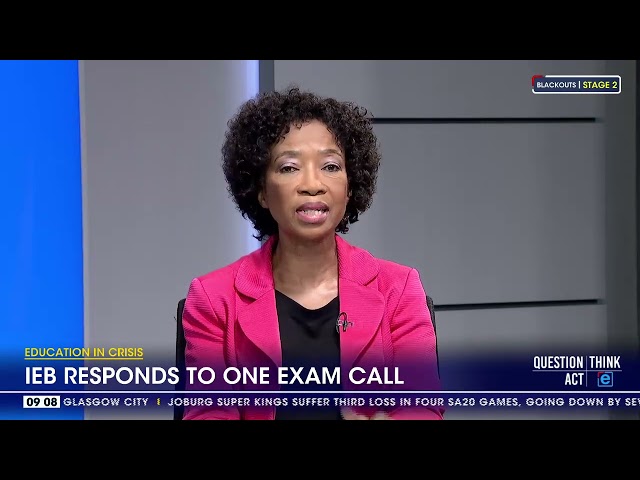 Education In Crisis | IEB CEO responds to one exam call