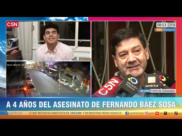 HABLÓ el PADRE de FERNANDO BÁEZ SOSA a 4 AÑOS de su ASESINATO: "CUESTA MUCHO LEVANTARSE"