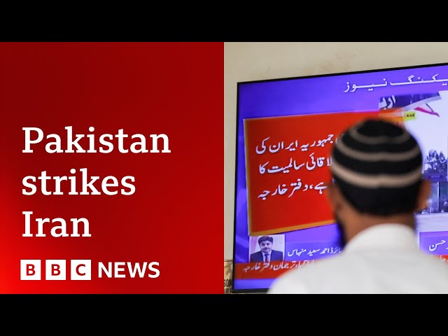 Pakistan launches retaliatory strikes into Iran | BBC News