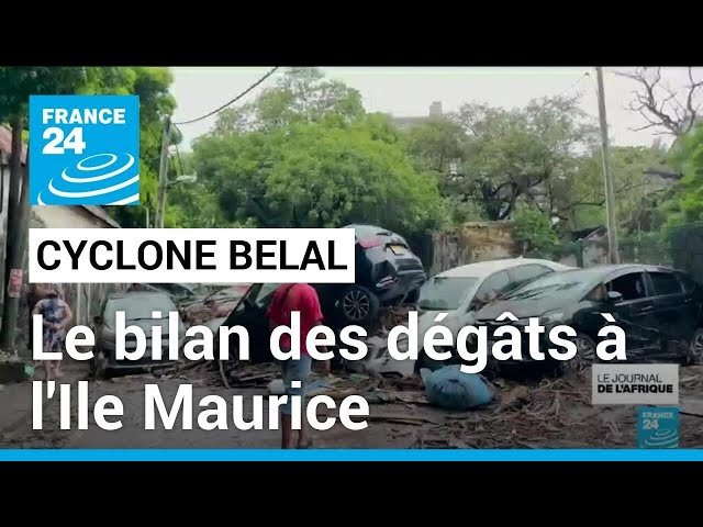 Île Maurice : les dégâts après le passage du cyclone Belal • FRANCE 24