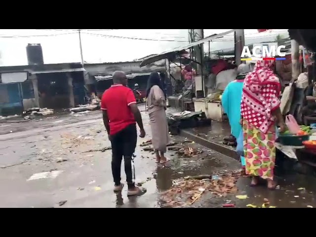 COMORES  : REPORTAGE sur la situation actuelle au marché de VOLOVOLO Moroni