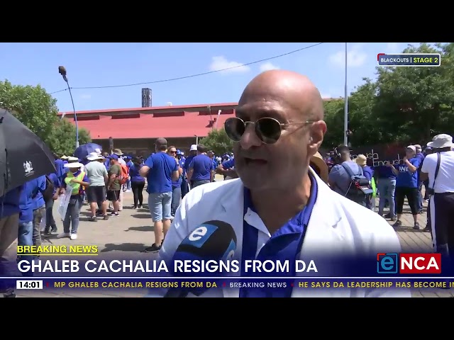 Ghaleb Cachalia resigns from DA