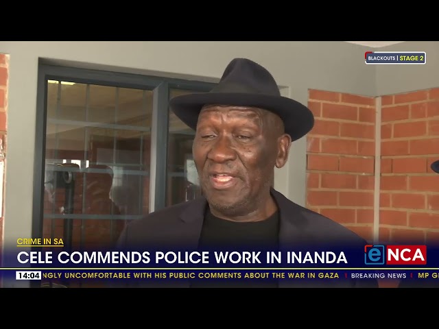 Crime In SA | Police Minister Bheki Cele commends police work in Inanda