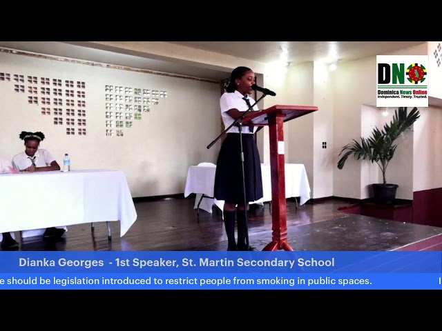 Inter Secondary School Debate between Isaiah Thomas Secondary School and St. Martin Secondary School