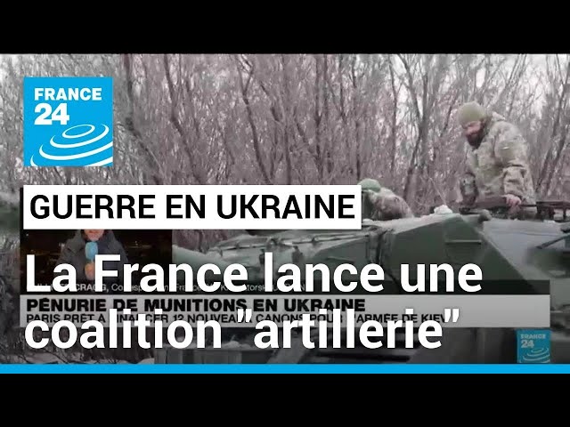 Pénurie de munitions en Ukraine : la France lance une coalition pour renforcer l'artillerie de 