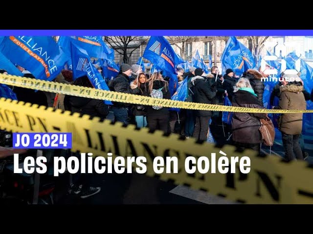 JO 2024 : Des policiers mobilisés contre leurs futures conditions de travail