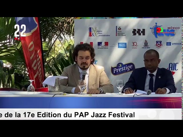 Lancement officielle de la 17e Edition du PAP Jazz Festival #Rtvc #22Live #MS