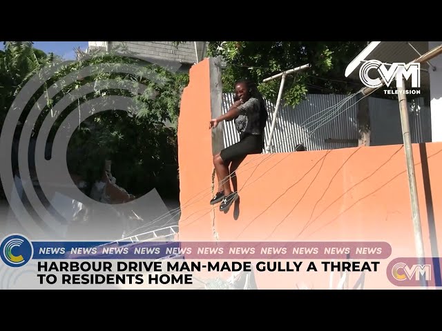 Harbour Drive Man-Made Gully A Threat To Residents Home - UPDATED | News | CVMTV