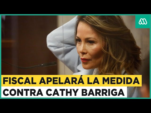 Cathy Barriga queda con arraigo y arresto domiciliario: Fiscal afirma que apelará la medida