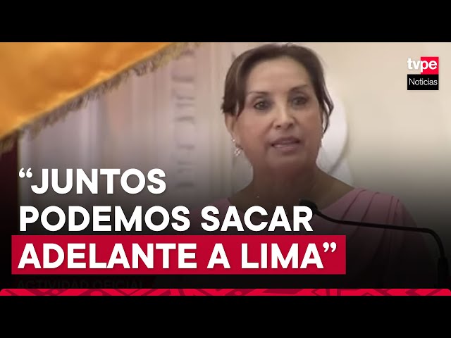 Presidenta Boluarte participa de la sesión solemne por el 489.° aniversario de la fundación de Lima