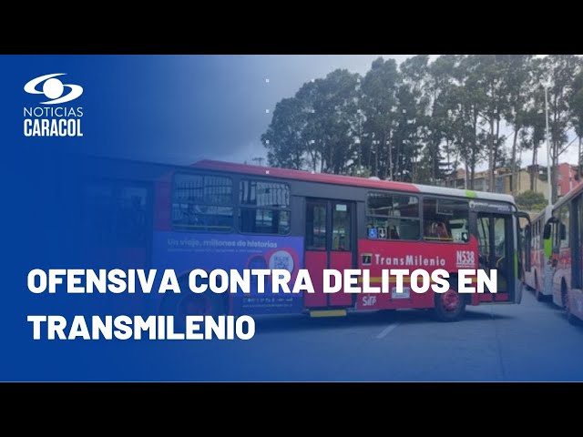 Esta es la estrategia de la Alcaldía de Bogotá para combatir la inseguridad en Transmilenio